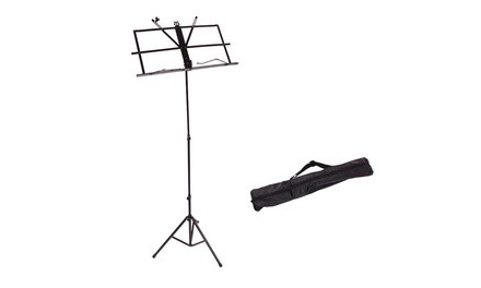 Handy Portable Adjustable Folding Music Stand with Bag 