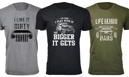 Men's Awesome Jeep Joke T-Shirts (M-3XL)