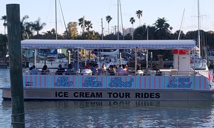 90-Minute Ice Cream/ Dolphin Tour for One Adult or Child from Clearwater Fun Boat (Up to 20% Off)