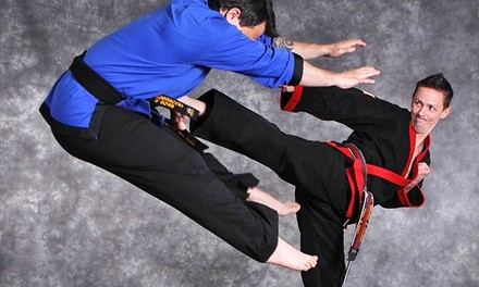 8, 12, or 16 Kickboxing or Karate Classes at Revolution Martial Arts Institute (Up to 88% Off)