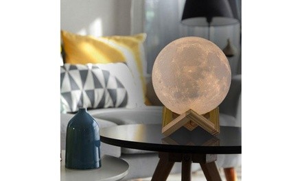 16-Color Moon Lamp with Stand and Wireless Remote