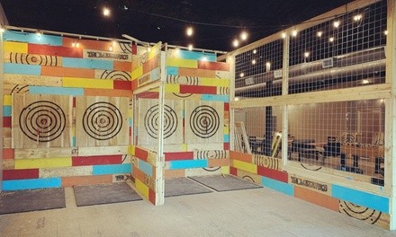 45-Minute Axe-Throwing Session for One, Two, Four, or Six at Thomahawk's (Up to 37% Off)