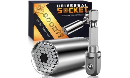 Universal Drill Socket Gadget Adapter Set (7-19mm)