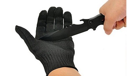 Work Safety Steel Mesh Kevlar Cut Resistant Gloves 