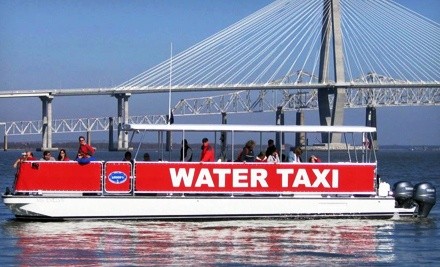 Two or Four All-Day Water-Taxi Passes from Charleston Water Taxi (Up to 40% Off)