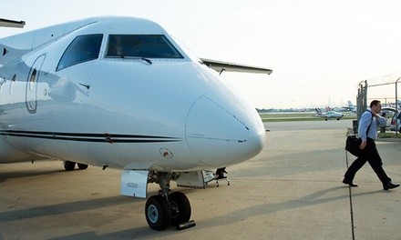 Round-Trip Charter Flight to New York/Morristown or Chicago from Ultimate Air Shuttle (Up to 31% Off)