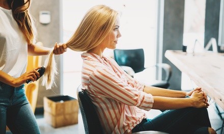 Haircut, Conditioning, Blow-Dry, and Single Process Color or Highlights at Vaught House (Up to 50% Off)