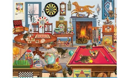 1000-Piece Jigsaw Puzzles For Adult & Kid - Kitten Leisure Living Room