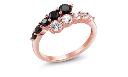 Cubic Zirconia Rose Gold Fancy Rings