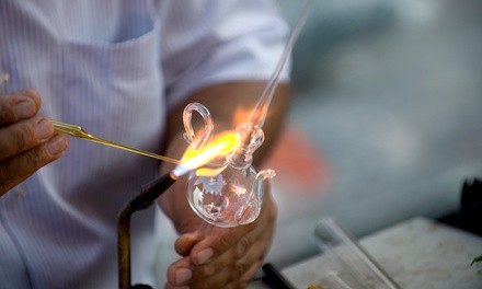 Intro or VIP Deluxe Glass-Blowing Class at Elite Glass Enterprises (Up to 34% Off). Four Options Available.