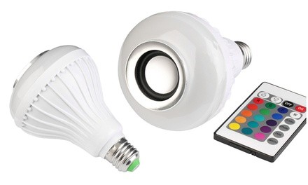Wireless Bluetooth Multi-color Light Bulb Speaker