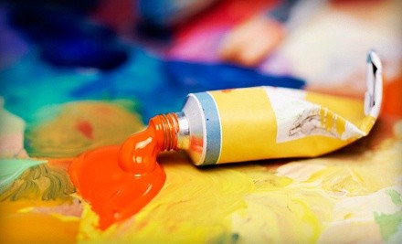 Painting Class with Wine for Two or Four at Tano Akili Art and Body Studio (56% Off)