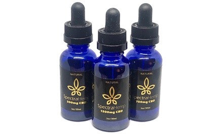 CBD Products from Spectra-Hemp (Up to 64% Off). Four Options Available.