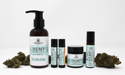 Credit Toward  CBD Products from Appalachian Growers (Up to 50% Off). Two Options Available.