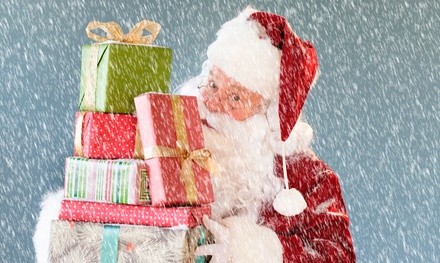 Santa Clause Singing Telegram with Balloons, Special Gift and Candy from 123 Clown & Characters (Up to 63% Off)