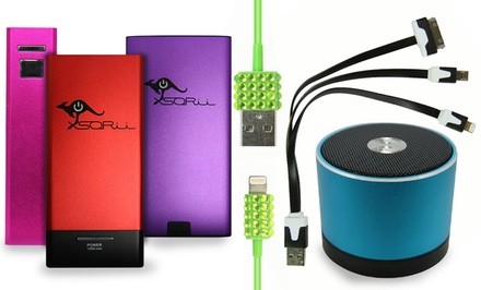 Battery-Charging Devices or Bluetooth Speakers from Battery on the Go  (Up to 69% Off). Six Options Available.