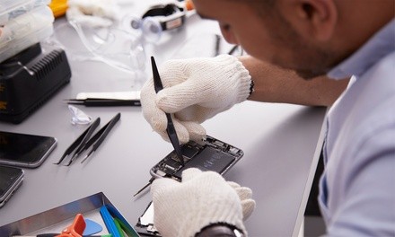 iPhone 5, 5C, 5S, 6, 6S, 6+, 6S+, 7, 8, 7+ or 8+ Screen Glass Repair at Flatline Phone Repair (Up to 18% Off)