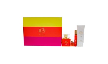 Kate Spade Live Colorfully Fragrance Gift Set for Women (4-Piece)