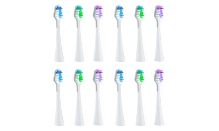 Set of 12 Replacement Brushes for Elite or Platinum Sonic Toothbrush