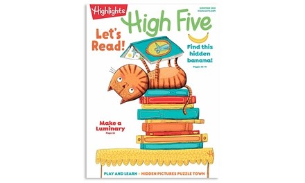 Highlights High Five Magazine Subscription (Up to 54% Off). Three Options Available.