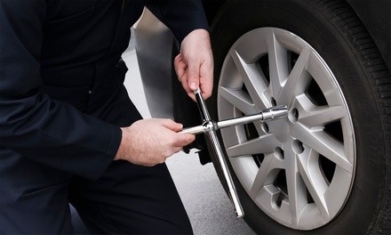 $89.99 for Brake Pads Installation with Tire Rotation at West Coast Tires and Auto Center ($280 Value)