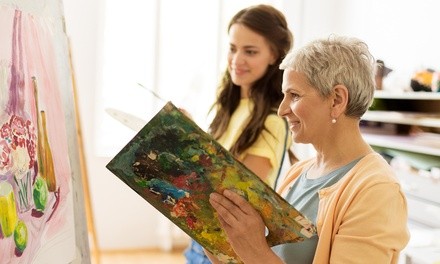 Virtual or In-Person Paint Party or Art Therapy at PAINTXPRESSIONS (Up to 70% Off). 6 Options Available.