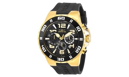 Invicta Men's 30939 Pro Diver Quartz Chronograph Black Dial Watch