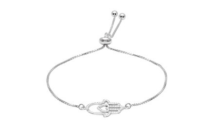 Sterling silver novelty adjustable bracelets 