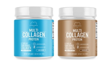 Pure Collagen Peptide Zero-Carb Protein Powder (Various Flavors)
