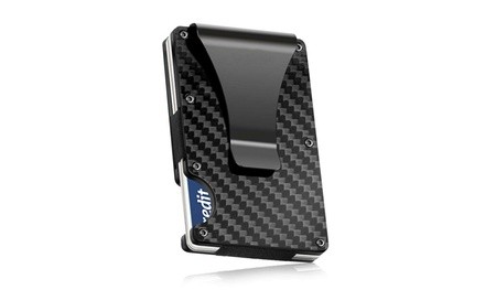 Men RFID Blocking Slim Money Clip Wallet Credit ID Card Holder Thin Minimalist