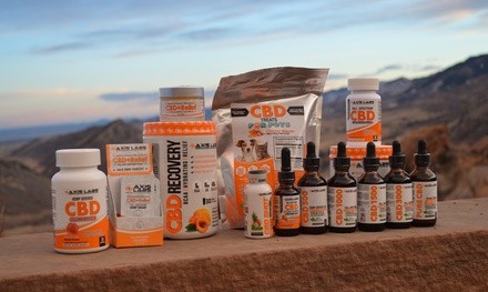 CBD Products at Axis Labs (Up to 50% Off). Two Options Available.