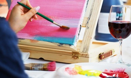 $98.10 for Paint, Sip, and Swirl Class for Four with Birthday Extras at Paint, Sip, and Swirl ($194.50 Value)