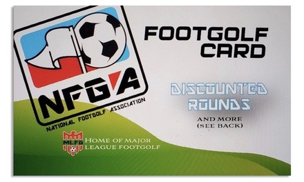 $4.99 for Footgolf Card at National Foot Golf Association ($30 Value)