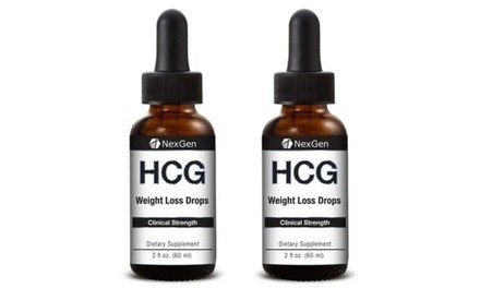 2 Month Supply Nexgen Hcg Diet and Appetite Suppressant Drops