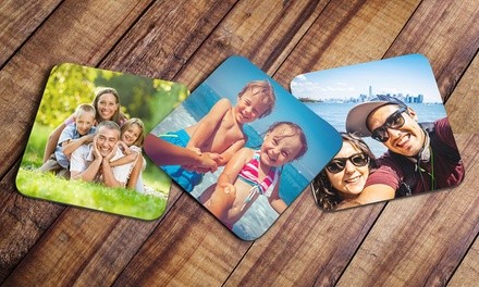 One, Two, or Four Personalized Printed Coasters from Fabness (Up to 74% Off)