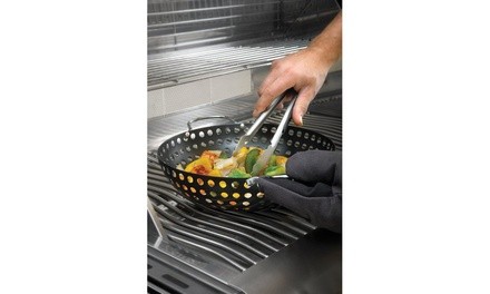 Round BBQ Grill Pan 