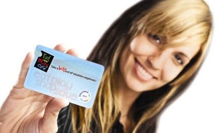 $15 for $25 Worth of Discount Card at Eat and Play Card
