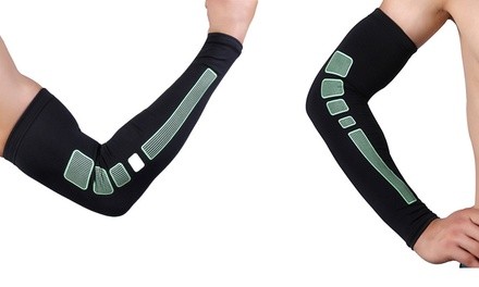 Full Support Arm Compression athletic Sleeves (1-Pack or 2-Pack)