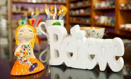 Paint Your Own Pottery Project for One or Two at Mimi's Crafts (Up to 40% Off)