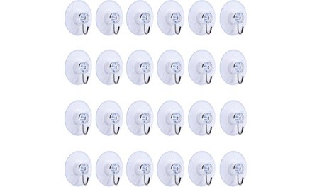 Bathroom Kitchen Suction Cup Wall Hooks Hangers (32 Pack)