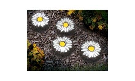 Daisy LED Solar Path Lights Set of 4