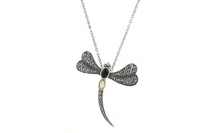 Sterling Silver Genuine Dragonfly Necklace