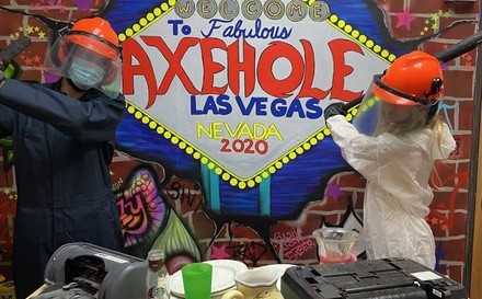 $79 for Room Demolition Session for One or Two at Axehole Vegas Smash Room ($115 Value)