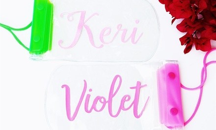 One, Two, or Three Personalized Dry Pouches from VioletFox (Up to 69% Off)
