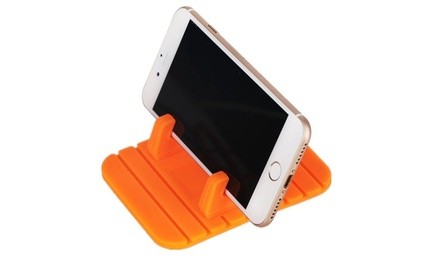 Anti-Slip Silicone Car Dash Pad Mat Cell Phone Holder Mount Cradle Dock- 2 Pack 