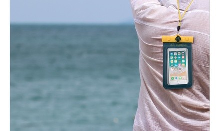 Margaritaville & Landshark Waterproof Smartphone Pouch with Compass