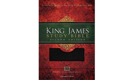 Nelson Bibles 126200 King James Version King James Study Bible - Black