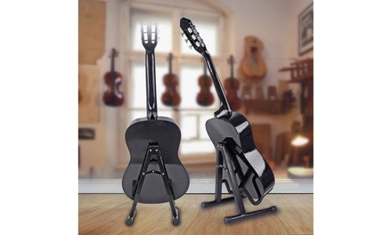 Foldable A-Shape Frame Guitar Stand Mount 