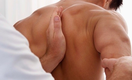 Deep-Tissue Treatment with Chiropractic Evaluation and Adjustment (84% Off)   