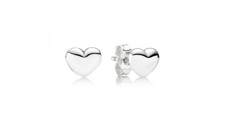 Children's Sterling Silver Hypoallergenic Heart Stud Earrings